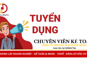 TUYỂN DỤNG KẾ TOÁN NỘI BỘ