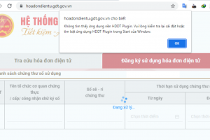 Hướng dẫn cài đặt ứng dụng HDDT Plugin
