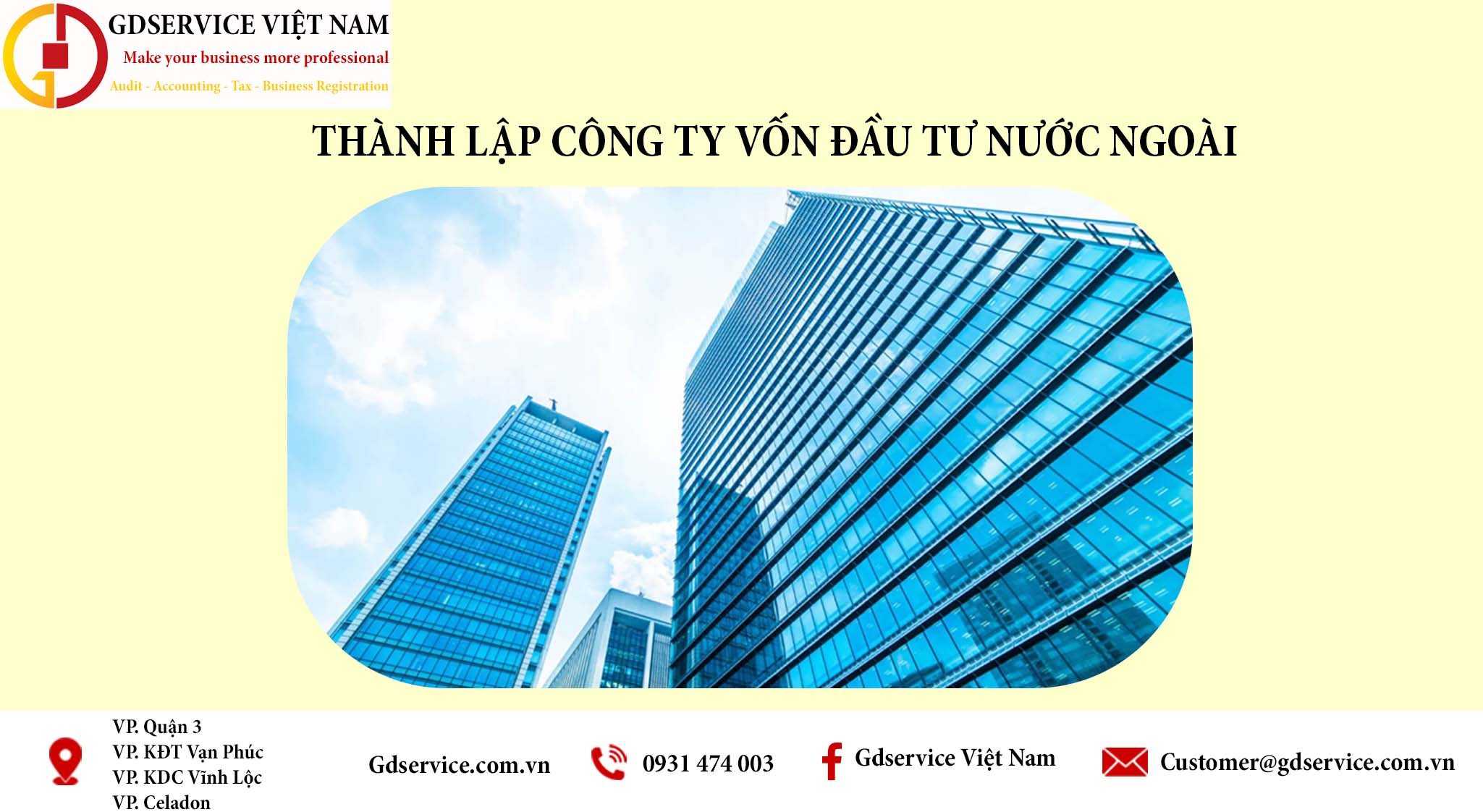 Thành lập doanh nghiệp có vốn đầu tư nước ngoài