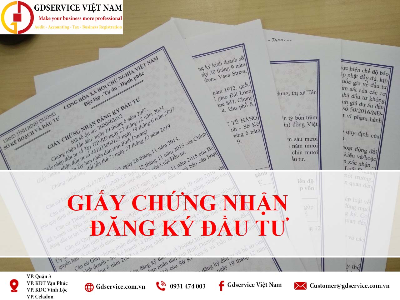 Điều chỉnh Giấy chứng nhận đầu tư