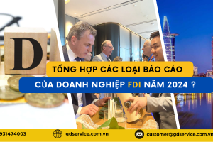 Tổng hợp các loại báo cáo của doanh nghiệp FDI năm 2024?