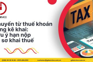 Chuyển từ thuế khoán sang kê khai: Lưu ý hạn nộp hồ sơ khai thuế
