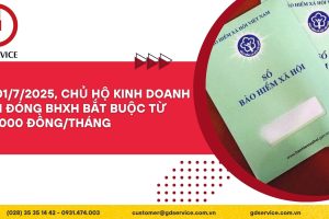 Từ 01/7/2025, chủ hộ kinh doanh phải đóng BHXH bắt buộc từ 585.000 đồng/tháng
