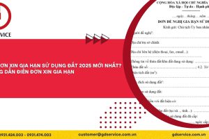 Mẫu đơn xin gia hạn sử dụng đất 2025 mới nhất? Hướng dẫn điền đơn xin gia hạn.
