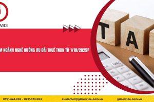 20 nhóm ngành nghề hưởng ưu đãi thuế TNDN từ 1/10/2025?