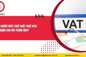 Có bao nhiêu mức thuế suất thuế GTGT và mức thuế suất đó áp dụng cho đối tượng nào?