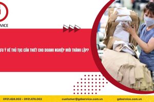 Những lưu ý về thủ tục cần thiết cho doanh nghiệp mới thành lập?