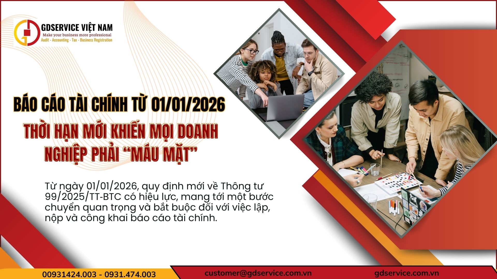 Báo cáo tài chính từ 01/01/2026 doanh nghiệp nào cũng phải biết và hành động ngay!