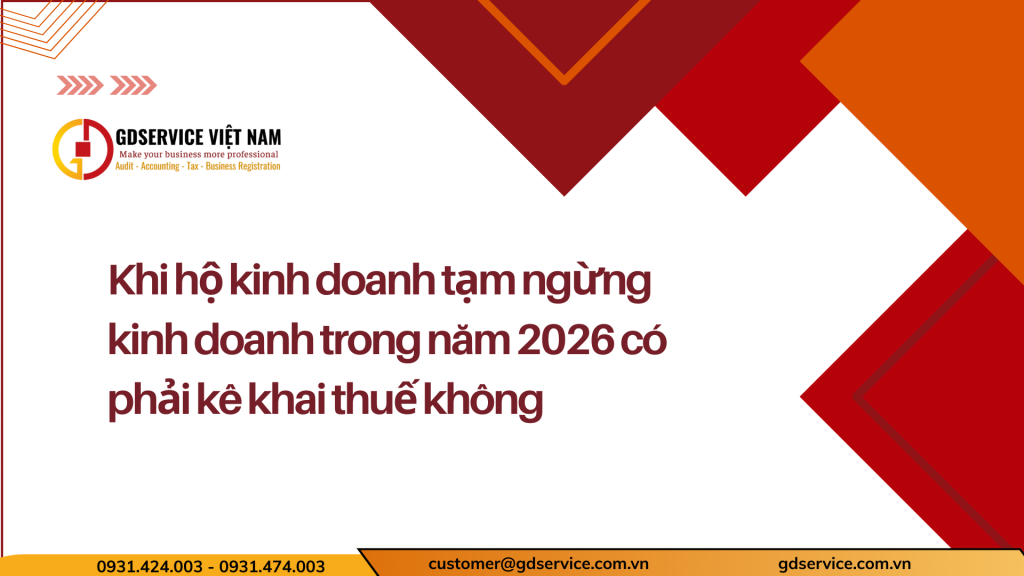 Hộ kinh doanh tạm ngừng kinh doanh có phải kê khai thuế không