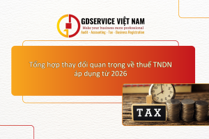 Tổng hợp thay đổi quan trọng về thuế TNDN áp dụng từ 2026