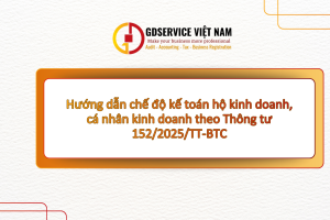 Hướng dẫn chế độ kế toán hộ kinh doanh, cá nhân kinh doanh theo Thông tư 152/2025/TT-BTC