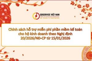 Chính sách hỗ trợ miễn phí phần mềm kế toán cho hộ kinh doanh theo Nghị định 20/2026/NĐ-CP từ 15/01/2026