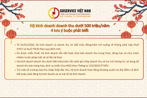 Hộ kinh doanh doanh thu dưới 500 triệu/năm 4 lưu ý buộc phải biết