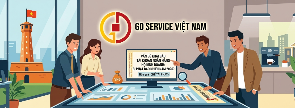 Mức phạt hộ kinh doanh không khai báo tài khoản ngân hàng 
