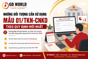 Những đối tượng cần sử dụng Mẫu 01/TKN-CNKD theo quy định mới nhất