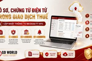 Hồ sơ, chứng từ điện tử trong giao dịch thuế điện tử theo Thông tư 89/2026/TT-BTC gồm những gì?