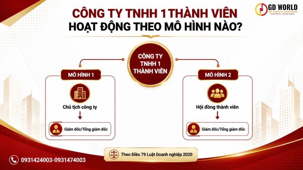 Mô hình tổ chức công ty trách nhiệm hữu hạn một thành viên