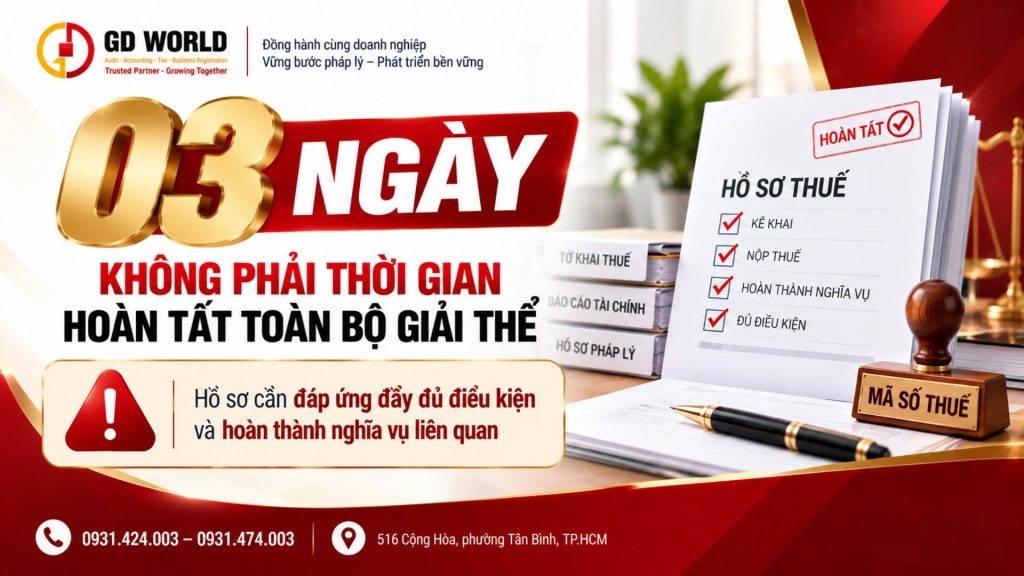 Lưu ý thời gian 03 ngày xử lý hồ sơ đóng khôi phục mã số thuế đủ điều kiện